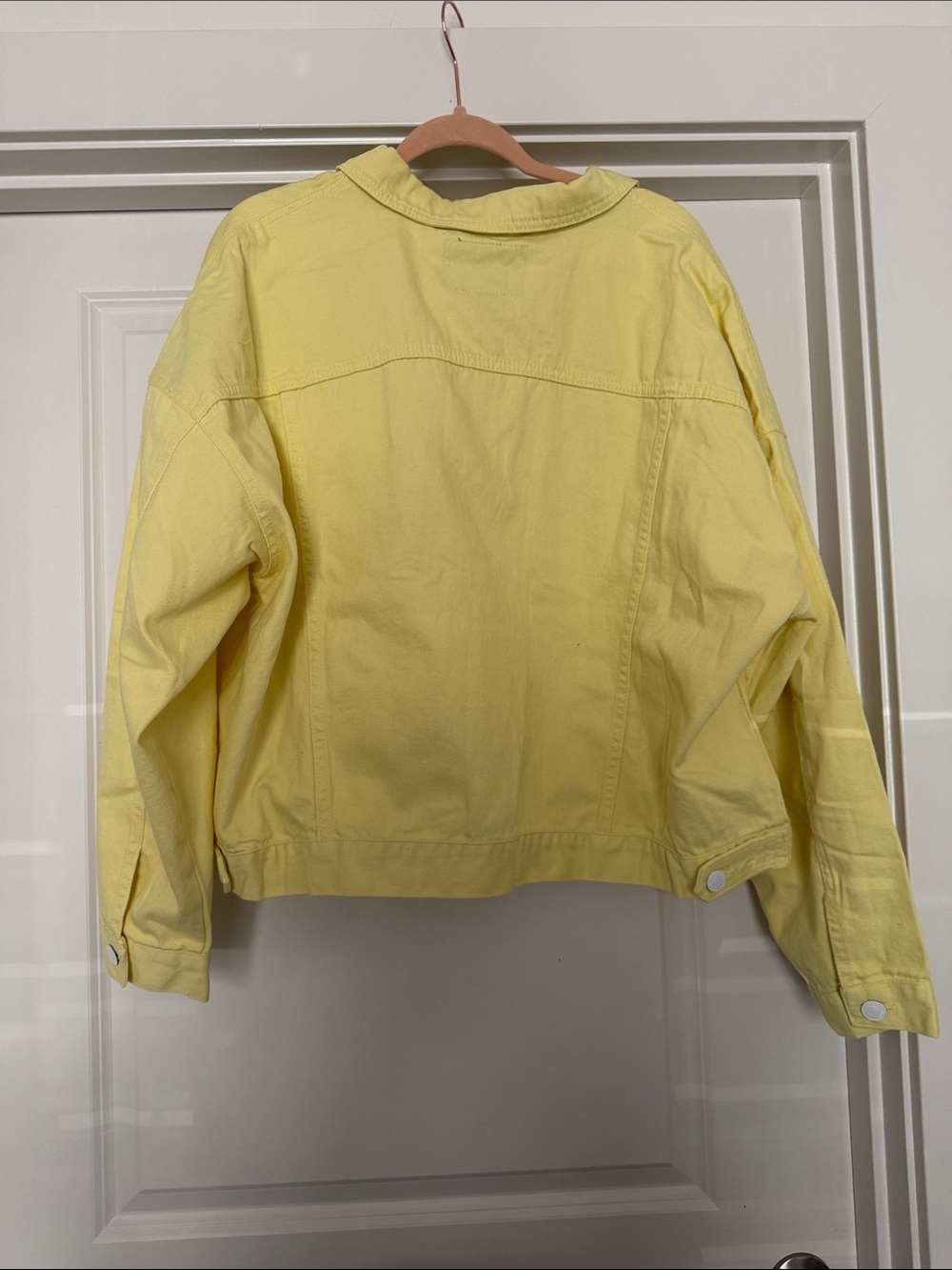 Yellow Button-Front Jacket - Picture 2 of 4